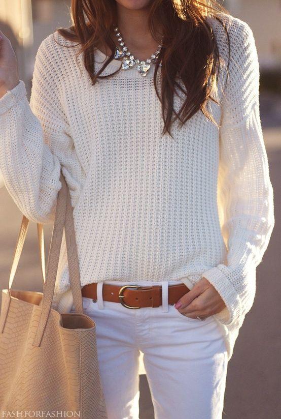 5 Ways to Wear White This Fall