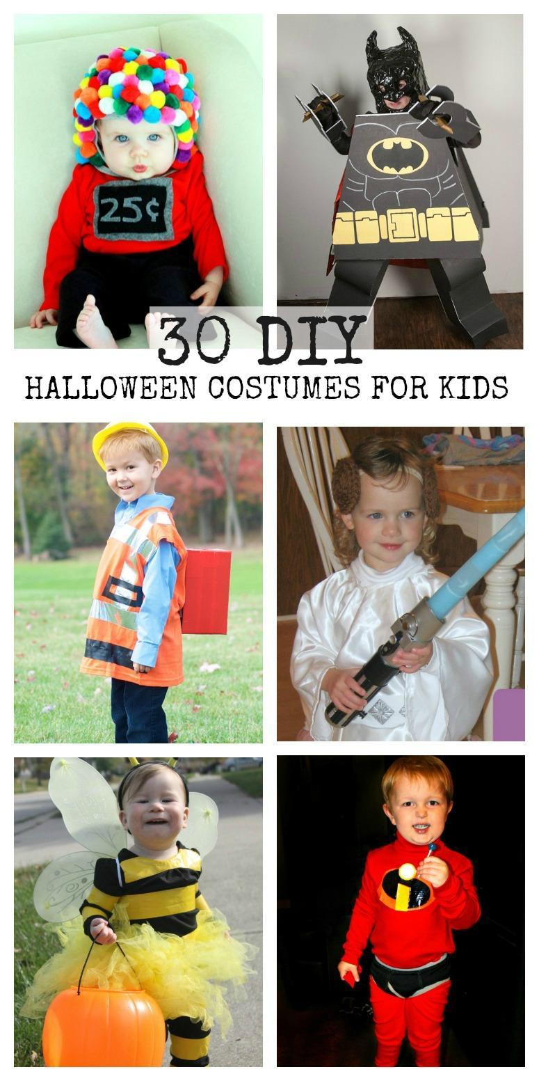 30 DIY Halloween Costumes for Kids