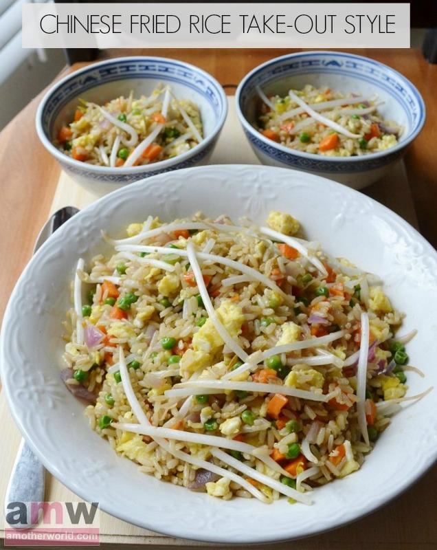 Chinese Fried Rice Recipe Take Out Style on amotherworld