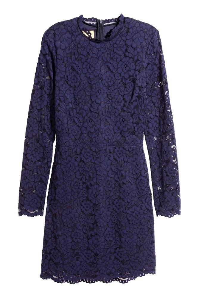 Fall Fashion 2017 Purple Lace Dress (Copy)