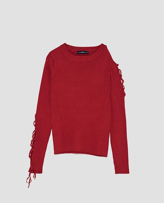 Fall Fashion 2017 Red Sweater 