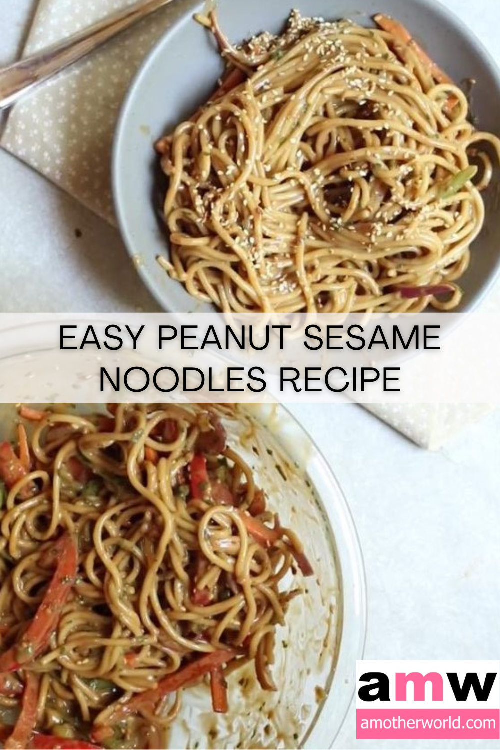 peanut sesame noodles