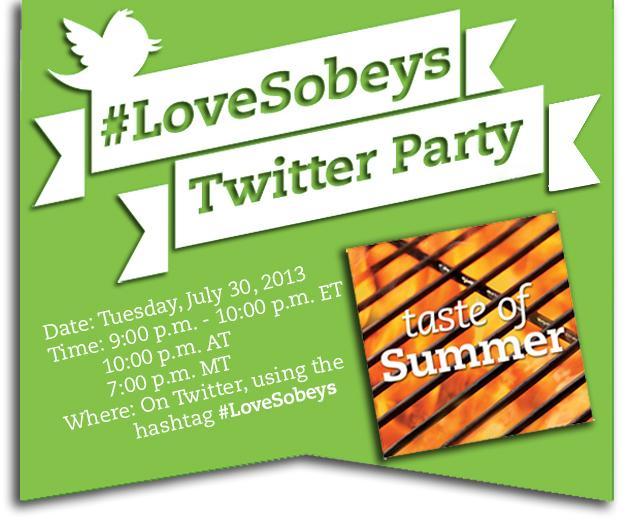 sobeys summer twitter party