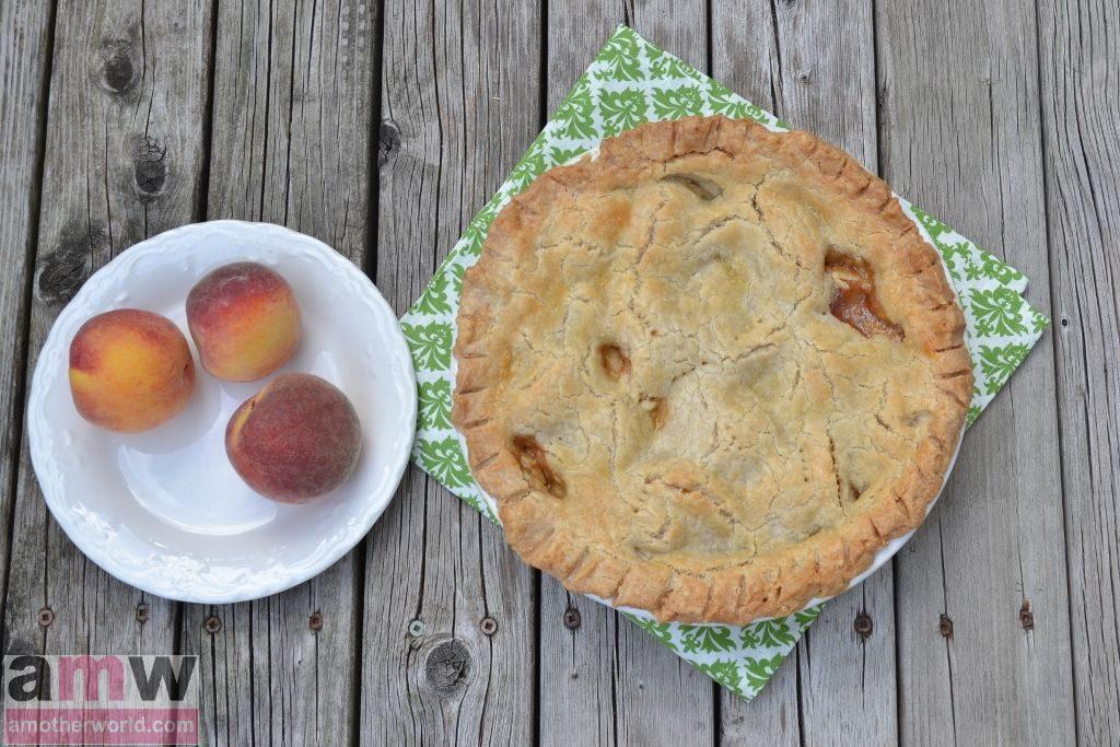 Peach Pie with Gluten Free Pie Crust