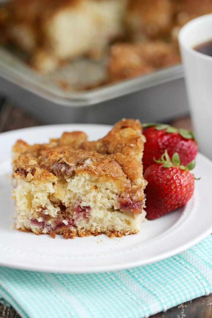 Strawberry Rhubarb Cake Frugal Mom Eh
