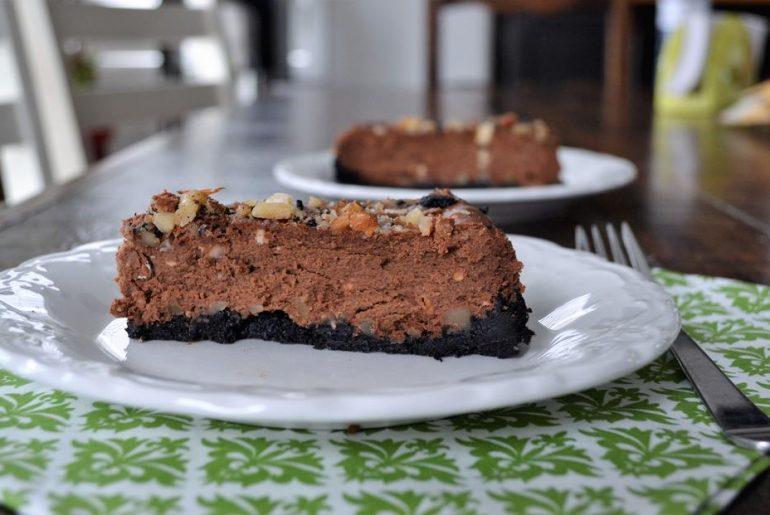 Chocolate Caramel Pecan Cheesecake | amotherworld