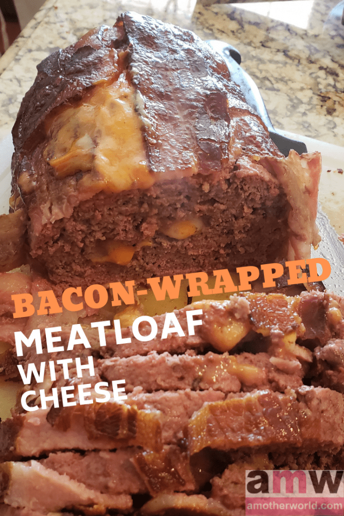 Bacon-Wrapped Meatloaf with Cheese Recipe | amotherworld